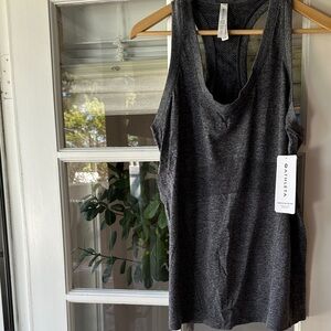 New grey tank size XL racer back
